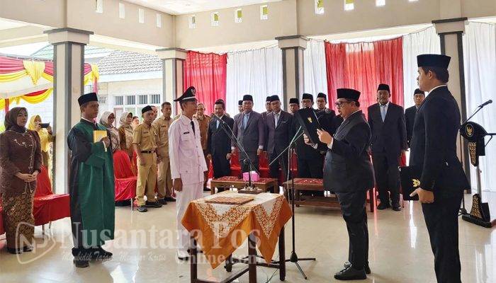 Bupati Jombang Lantik Kades Antar Waktu Desa Sumberteguh