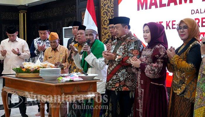 Di Malam Tasyakuran HUT RI, Bupati Jombang Ajak Warga Doakan Korban Gempa NTT dan Keselamatan Bangsa