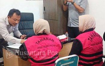 Jadi Tersangka Korupsi Kredit Fiktif, 2 Eks Pegawai PT.PNM Mekaar Pacitan Ditahan