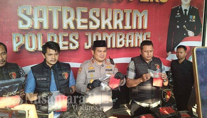 Pasca-Konvoi Ijazah Kubro, Polres Jombang Ringkus 9 Tersangka Pengeroyokan dan Pembakaran Motor