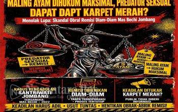 OPINI: Maling Ayam Dihukum Maksimal, Anak Kiai Jombang Dapat Karpet Merah