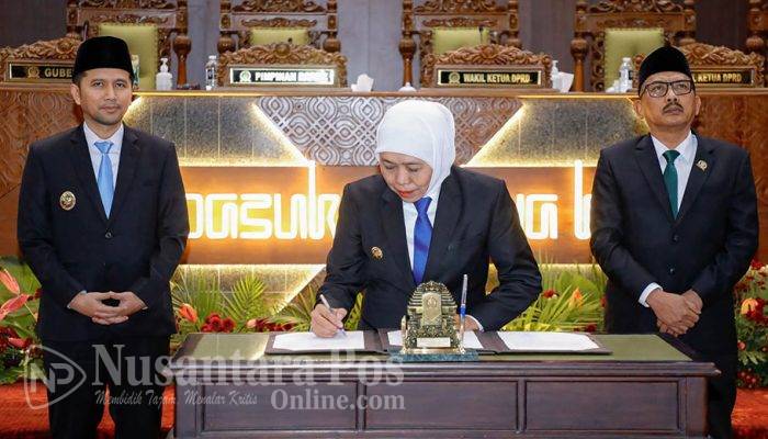 DPRD dan Pemprov Jatim Telah Resmi Sahkan Raperda P-APBD 2026