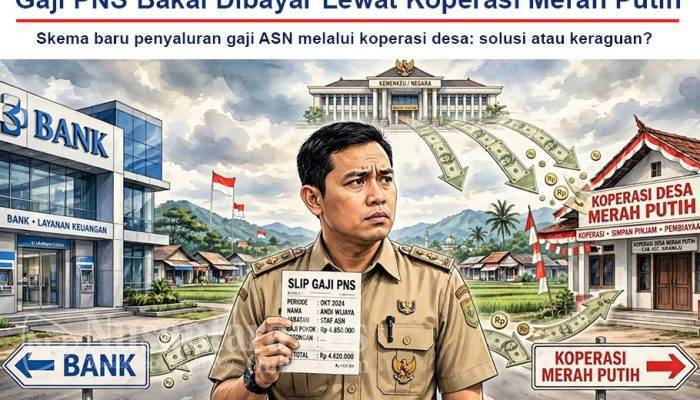 Usulan Masuk Kemenkeu, Gaji PNS Bakal Dibayar Lewat Koperasi