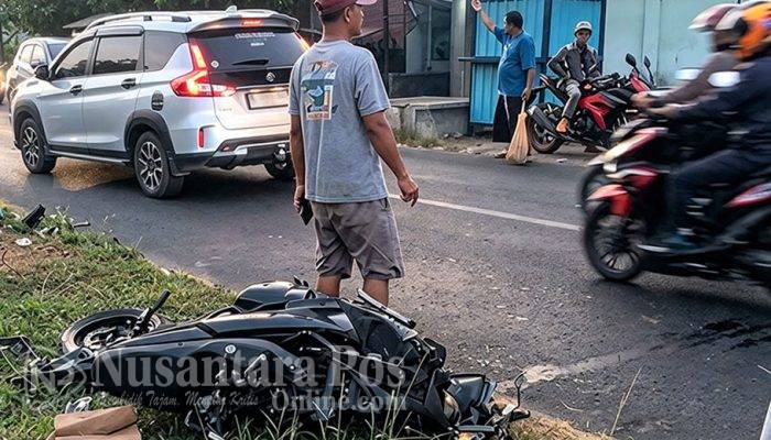 Kecelakaan Beruntun di Jalur Alternatif Jombang-Mojokerto, Dua Pengendara Motor Dilarikan ke Rumah Sakit