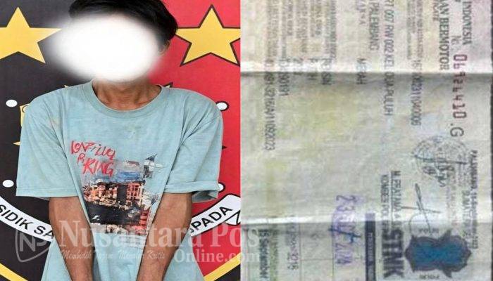 Polsek Indralaya Ringkus Maling Motor Asal Oku Selatan Di Kelurahan Timbangan