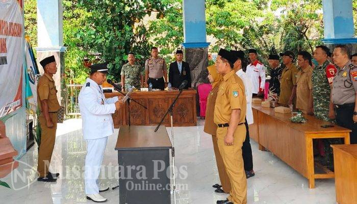 Pemdes Mangunan Jombang Gelar Pelantikan dan Sumpah Jabatan dua Perangkat Desa